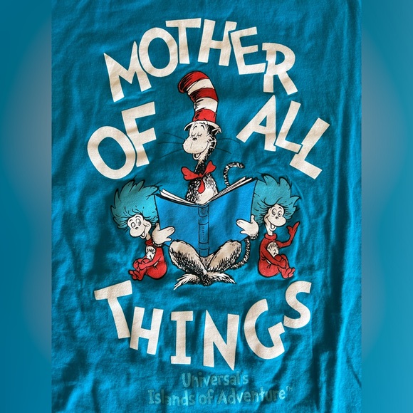 Universal Studios Dr Seuss Mother Of All Things T-shirt Cat In The Hat. - Picture 6 of 6